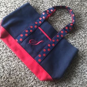 Monogrammed Initial S Tote Bag